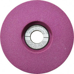 Grier Abrasives - 7" Diam x 1-1/4" Hole x 1" Thick, J Hardness, 60 Grit Surface Grinding Wheel - Aluminum Oxide, Type 5, Medium Grade, 3,600 Max RPM, Vitrified Bond, One-Side Recess - Eagle Tool & Supply