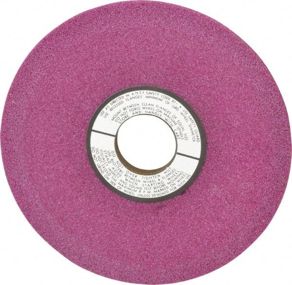 Grier Abrasives - 6" Diam, 1-1/4" Hole Size, 1/2" Overall Thickness, 60 Grit, Type 12 Tool & Cutter Grinding Wheel - Medium Grade, Aluminum Oxide, J Hardness, Vitrified Bond, 4,138 RPM - Eagle Tool & Supply