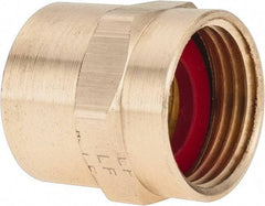 ANDERSON METALS - 3/4 FGHT & 3/4 FPT Garden Hose Female x FIP - Lead Free Brass, Female Hose to Female Pipe Connector - Eagle Tool & Supply