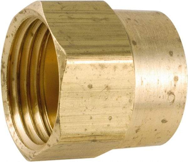 ANDERSON METALS - 3/4 FGHT & 1/2 FPT Garden Hose Female x FIP - Lead Free Brass, Female Hose to Female Pipe Connector - Eagle Tool & Supply