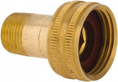 ANDERSON METALS - 3/4 FGHT & 3/8 MPT Garden Hose Female x MIP Swivel - Lead Free Brass, Female Hose to Male Pipe Swivel Connector - Eagle Tool & Supply