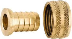 ANDERSON METALS - 3/4 GHT Garden Hose Barb x Female Swivel - Lead Free Brass, Female Hose to Barb Connector - Eagle Tool & Supply