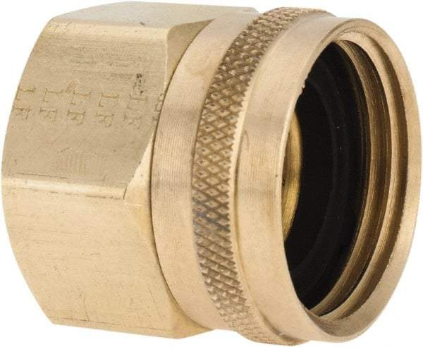 ANDERSON METALS - 3/4 FGHT & 3/4 FPT Garden Hose Female x FIP Swivel - Lead Free Brass, Female Hose to Female Pipe Swivel Connector - Eagle Tool & Supply