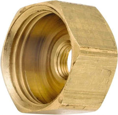 ANDERSON METALS - 3/4 FGHT & 1/8 FPT Garden Hose Female x FIP - Lead Free Brass, Female Hose to Female Pipe Connector - Eagle Tool & Supply