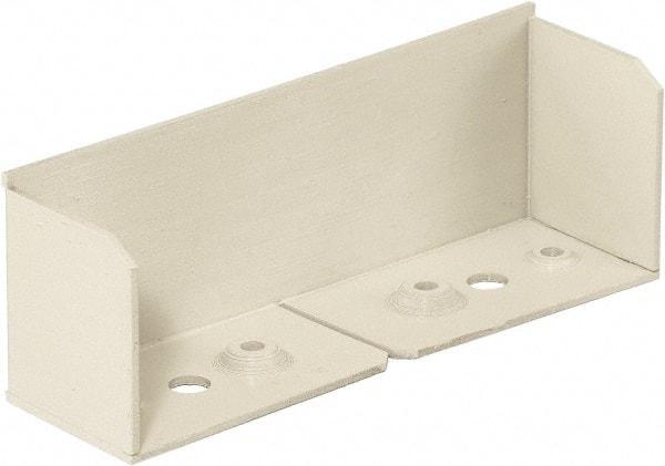 Hubbell Wiring Device-Kellems - 4.59 Inch Long x 1.31 Inch Wide x 1.64 Inch High, Rectangular Raceway Fitting - Ivory, For Use with HBL4750 Series Raceways - Eagle Tool & Supply