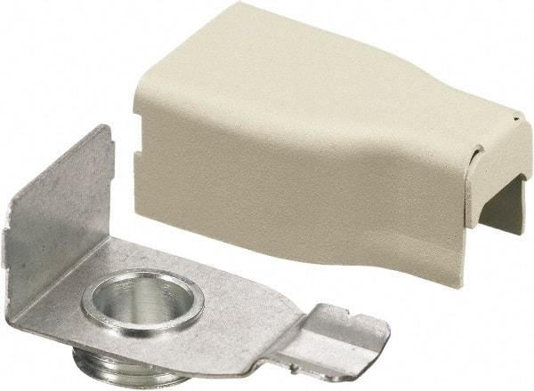 Hubbell Wiring Device-Kellems - 2.13 Inch Long x 1.24 Inch Wide x Raceway Connector Coupling - Ivory, For Use with HBL500 Series Raceways and HBL750 Series Raceways - Eagle Tool & Supply