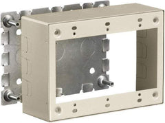 Hubbell Wiring Device-Kellems - 6.45 Inch Long x 2-1/4 Inch Wide x 4.54 Inch High, Rectangular Raceway Box - Ivory, For Use with HBL500 Series Raceways and HBL750 Series Raceways - Eagle Tool & Supply