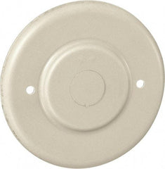 Hubbell Wiring Device-Kellems - 4.19 Inch Wide x 0.38 Inch High, Round Raceway Cover - Ivory, For Use with HBL500 Series Raceways and HBL750 Series Raceways - Eagle Tool & Supply