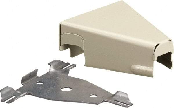Hubbell Wiring Device-Kellems - 3.06 Inch Long x 1.14 Inch Wide x 3.03 Inch High, Raceway Fitting - Ivory, For Use with HBL500 Series Raceways and HBL750 Series Raceways - Eagle Tool & Supply