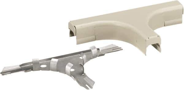 Hubbell Wiring Device-Kellems - 5.55 Inch Long x 0.9 Inch Wide x 3.16 Inch High, Raceway Fitting - Ivory, For Use with HBL500 Series Raceways and HBL750 Series Raceways - Eagle Tool & Supply