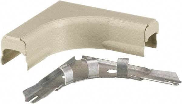 Hubbell Wiring Device-Kellems - 3.16 Inch Long x 0.91 Inch Wide x 3.16 Inch High, Raceway Elbow End - Ivory, For Use with HBL500 Series Raceways and HBL750 Series Raceways - Eagle Tool & Supply