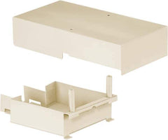 Hubbell Wiring Device-Kellems - 11.31 Inch Long x 4.88 Inch Wide x 3.14 Inch High, Rectangular Raceway Connector Coupling - Ivory, For Use with HBL4750 Series Raceways - Eagle Tool & Supply