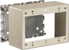 Hubbell Wiring Device-Kellems - 6.45 Inch Long x 2-3/4 Inch Wide x 4.54 Inch High, Rectangular Raceway Box - Ivory, For Use with HBL500 Series Raceways and HBL750 Series Raceways - Eagle Tool & Supply