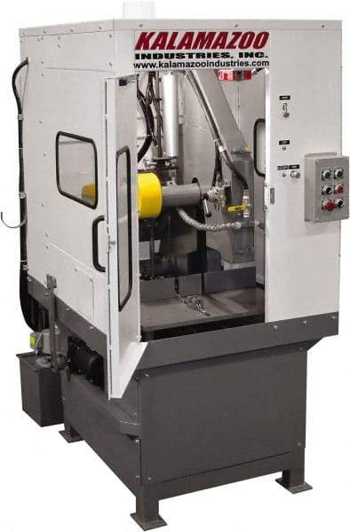 Kalamazoo - 15 or 20" Blade Diam, 1" Arbor Hole, Straight Chop & Cutoff Saw - 1,550 RPM, 20 hp, 220/440 Volts, 3 Phase - Eagle Tool & Supply