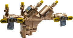 Conbraco - 3/4 Thread, 175 psi WOG Rating, Bronze Reduced Pressure Backflow Preventer Valve - Lead-Free, Use with Potable Water Applications - Eagle Tool & Supply