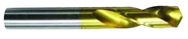 13.3mm Dia - Cobalt HD Screw Machine Drill-130° Point-TiN - Eagle Tool & Supply