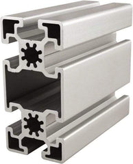 80/20 Inc. - 4 Meters Long x 45 mm Wide x 90 mm Deep, T-Slotted Aluminum Extrusion - Clear Anodized Finish - Eagle Tool & Supply