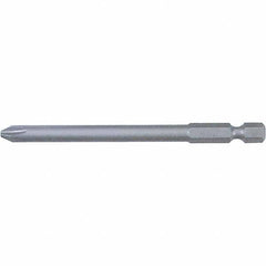 Wiha - #0 Power Bit - 1/4" Drive, 2-3/4" OAL - Eagle Tool & Supply