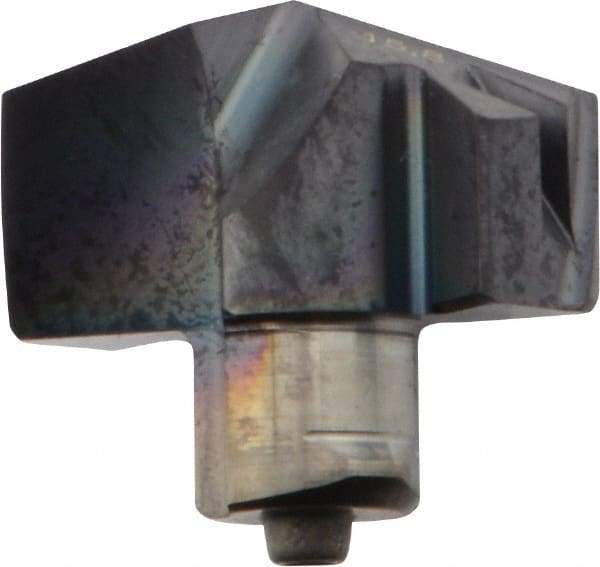 Iscar - Series ICP, 0.622" Diam Grade IC908 140° Replaceable Drill Tip - Carbide, TiAlN Finish, 15 Seat Size, Through Coolant - Eagle Tool & Supply