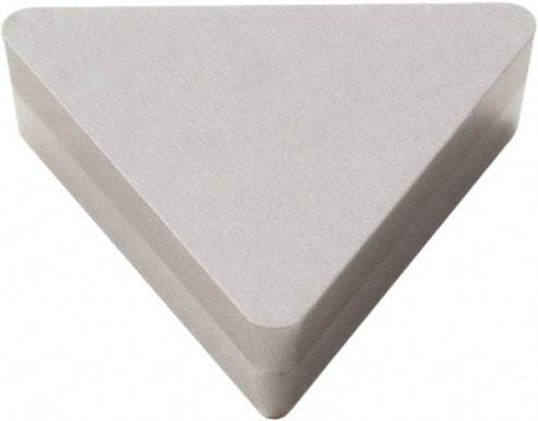 Seco - TCGN1.211 Grade CBN010 PCBN Turning Insert - Uncoated, 60° Triangle, 5/32" Inscr Circle, 3/64" Thick, 1/64" Corner Radius - Eagle Tool & Supply