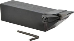 Seco - DVJN, Right Hand Cut, 93° Lead Angle, 1-1/4" Shank Height x 1-1/4" Shank Width, Negative Rake Indexable Turning Toolholder - 6" OAL, VNMG 332 Insert Compatibility, Series Dual Clamp - Eagle Tool & Supply