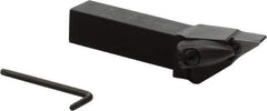 Seco - DVJN, Right Hand Cut, 93° Lead Angle, 3/4" Shank Height x 3/4" Shank Width, Negative Rake Indexable Turning Toolholder - 4-1/2" OAL, VNMG 332 Insert Compatibility, Series Dual Clamp - Eagle Tool & Supply