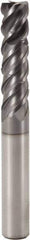 Seco - 8mm, 4 Flute, Single End, Solid Carbide, Corner Chamfer End Mill - 75mm OAL, 48° Helix, Right Hand Flute, 32mm LOC, Right Hand Cut - Eagle Tool & Supply
