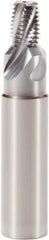 Seco - 1/4-18 NPT, 0.396" Cutting Diam, 4 Flute, Solid Carbide Helical Flute Thread Mill - Internal Thread, 0.528" LOC, 3.189" OAL, 16mm Shank Diam - Eagle Tool & Supply