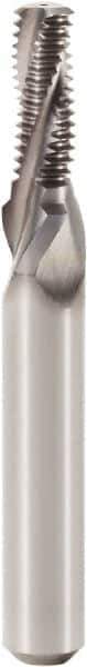Seco - 1/2-20 UNF, 0.37" Cutting Diam, 3 Flute, Solid Carbide Helical Flute Thread Mill - Internal Thread, 1.024" LOC, 3.11" OAL, 12mm Shank Diam - Exact Industrial Supply