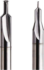 Seco - M2.5x0.45 Metric Coarse, 0.0791" Cutting Diam, 3 Flute, Solid Carbide Helical Flute Thread Mill - Internal Thread, 4.45mm LOC, 40mm OAL, 3mm Shank Diam - Eagle Tool & Supply