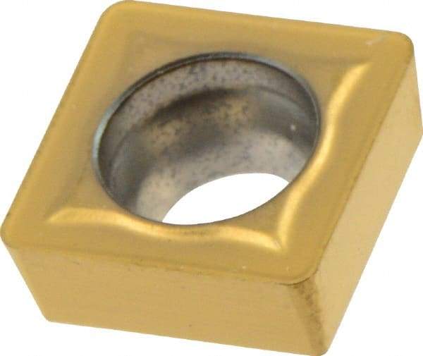 Seco - SCGX09 Grade T250D Carbide Indexable Drill Insert - TiAlN Finish, Square, 3/8" Inscribed Circle - Eagle Tool & Supply