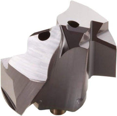 Seco - Series SD400, 19.05mm Diam 140° Replaceable Drill Tip - Carbide, Uncoated, Through Coolant - Eagle Tool & Supply