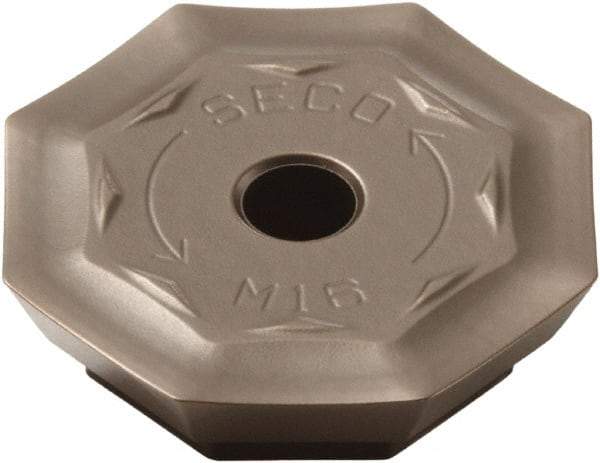 Seco - OFMR070405 M15 Grade MK1500 Carbide Milling Insert - TiCN/Al2O3 Finish, 0.191" Thick, 0.709" Inscribed Circle - Eagle Tool & Supply