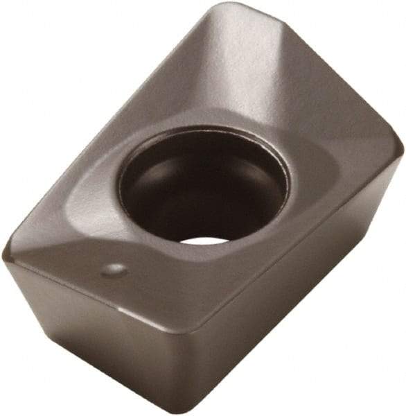 Seco - XOMX120408 M12 Grade MK2050 Carbide Milling Insert - TiSiN/TiAlN Finish, 1/4" Thick, 0.425" Inscribed Circle - Eagle Tool & Supply