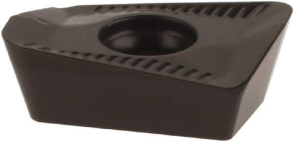 Seco - XOMX10T312 ME07 Grade T350M Carbide Milling Insert - TiCN/Al2O3 Finish, 0.151" Thick, 0.27" Inscribed Circle - Eagle Tool & Supply