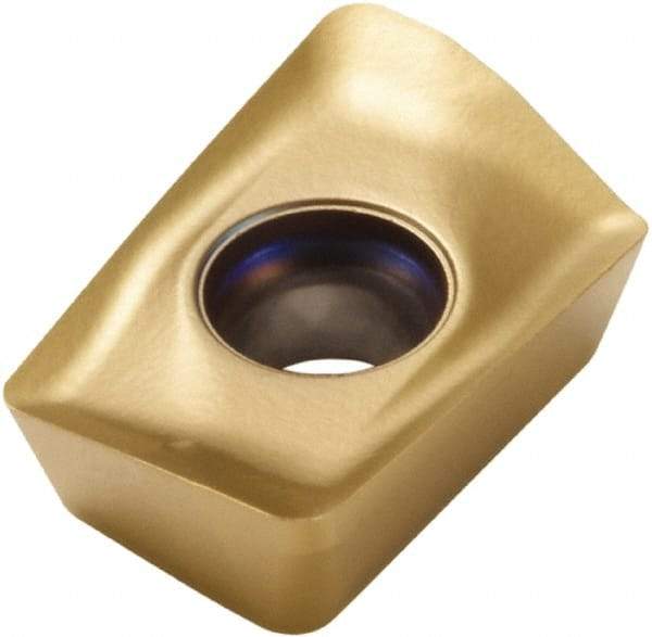 Seco - XOEX10T304 E05 Grade F40M Carbide Milling Insert - TiAlN/TiN Finish, 0.151" Thick, 0.27" Inscribed Circle - Eagle Tool & Supply