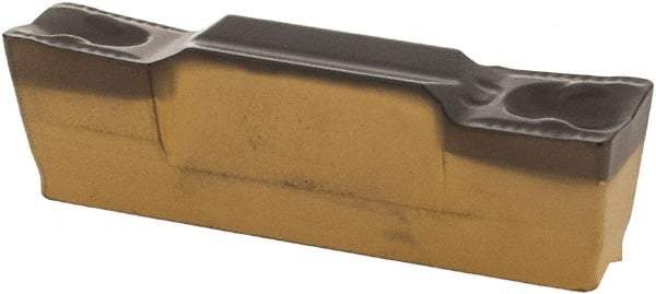 Iscar - 178018GIP Grade IC808, 1.78mm Cutting Width Carbide Grooving Insert - 3mm Max Depth of Cut, Neutral, 0.18mm Corner Radius, TiAlN Finish - Eagle Tool & Supply