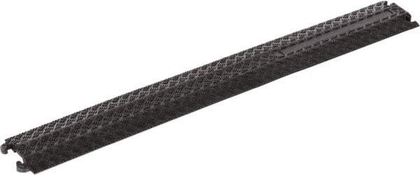 Vestil - 40" Long x 5-1/2" Wide x 3/4" High, Rubber Ramp Cable Guard - 2,200 Lb Load Limit - Eagle Tool & Supply