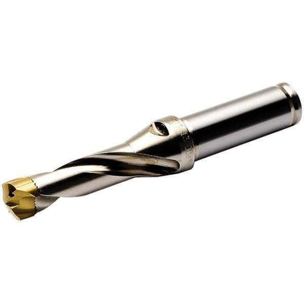 Seco - 9.5 to 9.99mm Diam, 1.18" Max Depth, 5/8" Shank Diam, Replaceable Tip Drill - SD100 Insert - Eagle Tool & Supply