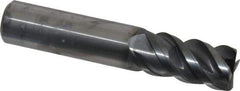 Seco - 3/4", 4 Flute, Single End, Solid Carbide, 0.03" Corner Radius End Mill - 4" OAL, 48° Helix, Right Hand Flute, 1-1/2" LOC, Right Hand Cut - Eagle Tool & Supply