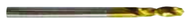 1.3mm Dia-Cobalt Micro Drill-118° Point-TiN - Eagle Tool & Supply