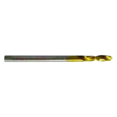0.245mm Dia-Cobalt Micro Drill-118° Point-TiN - Exact Industrial Supply