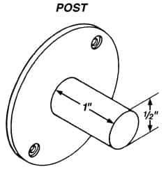 Mahr - Post Drop Indicator Back - Use with AGD Group 4 Series E/R - Eagle Tool & Supply