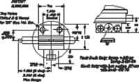 Mahr - 1-1/2 Inch Adjustable Slot and 1/4 Inch Bore, Drop Indicator AGD 1 Peacock Indicator - For Use with Adjusting Knobs - Eagle Tool & Supply