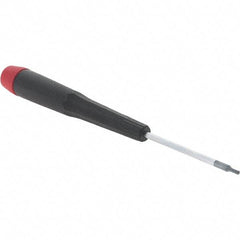 Wiha - 0.05" Precision Miniature Hex Driver - 1-9/16" Bade Length, Tapered Handle, 4-3/4" OAL - Eagle Tool & Supply