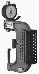 Mahr - 8 to 10 Inch, Snap Gage - 0.75 Inch Reference Anvil Diameter, 0.0005 Inch Graduation, Tungsten Carbide Anvil, Dial Display - Eagle Tool & Supply