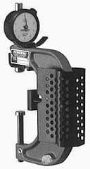 Mahr - 1-3/4 to 3-1/4 Inch, Snap Gage - 0.5 Inch Reference Anvil Diameter, 0.0005 Inch Graduation, Tungsten Carbide Anvil, Dial Display - Eagle Tool & Supply