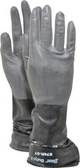 SHOWA - Size S (7), 14" Long, 14 mil, Unsupported, Butyl Chemical Resistant Gloves - Eagle Tool & Supply