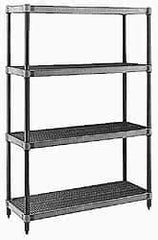 Metro - 36" Wide, 1-1/2" High, Open Shelving Shelf - Polymer, 24" Deep, Use with Metro Max I - Eagle Tool & Supply