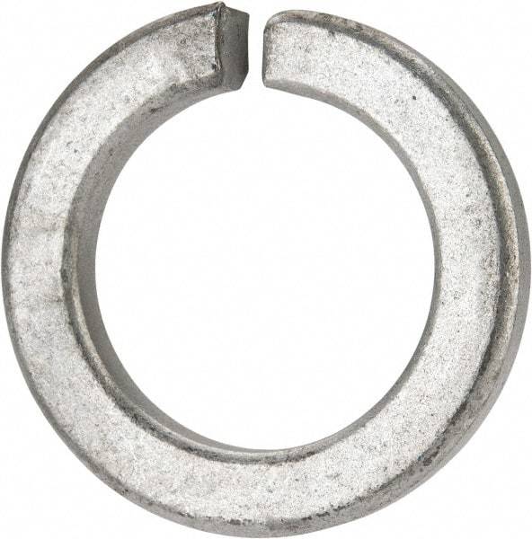 Value Collection - 1-3/4", 1.758" ID, 0.389" Thick Split Lock Washer - Grade 8 Spring Steel, Zinc-Plated Finish, 1.758" Min ID, 1.789" Max ID, 2.679" Max OD - Eagle Tool & Supply
